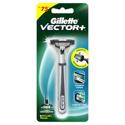 Gillette Vector Manual Shaving Razor For Men (1 Pcs)