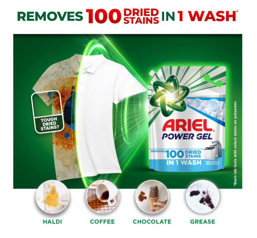 Ariel Power Gel Top Load - 900gm _4