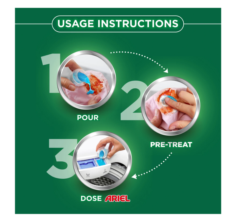 Ariel Power Gel Top Load - 900gm _3