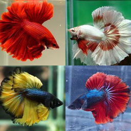 BETTA MALE ASSORTED LONGFIN -SPECIAL LESS 35%