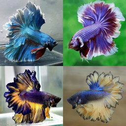 BETTA MALE ASSORTED ROSETAIL