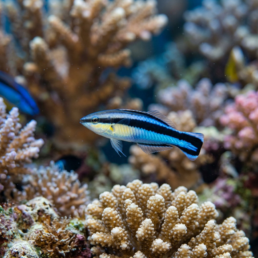 WRASSE CLEANER (LABROIDES DIMIDIATUS)