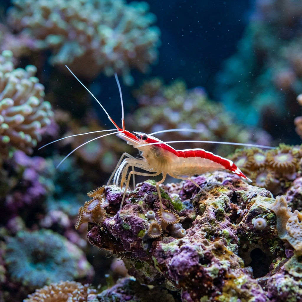 SHRIMP CLEANER (LYSMATA  AMBOINENSIS)