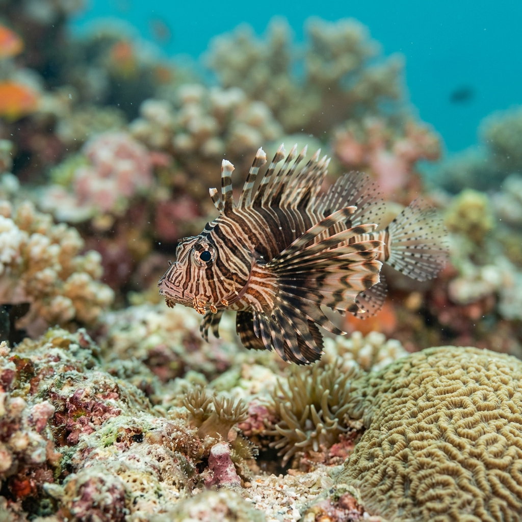 LIONFISH SHORT FIN (NEOCHIRUS BRACHYPTERUS)_0