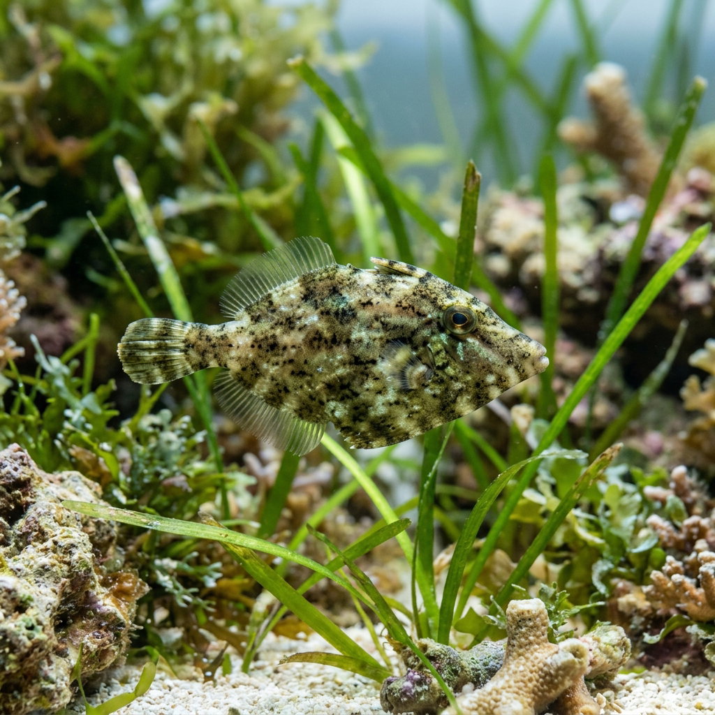 FILEFISH SEAGRASS (ACREICHTHYS TOMENTOSUS)