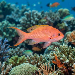 ANTHIAS LYRETAIL PACIFIC (PSEUDATHIAS CHEIROSPILOS)