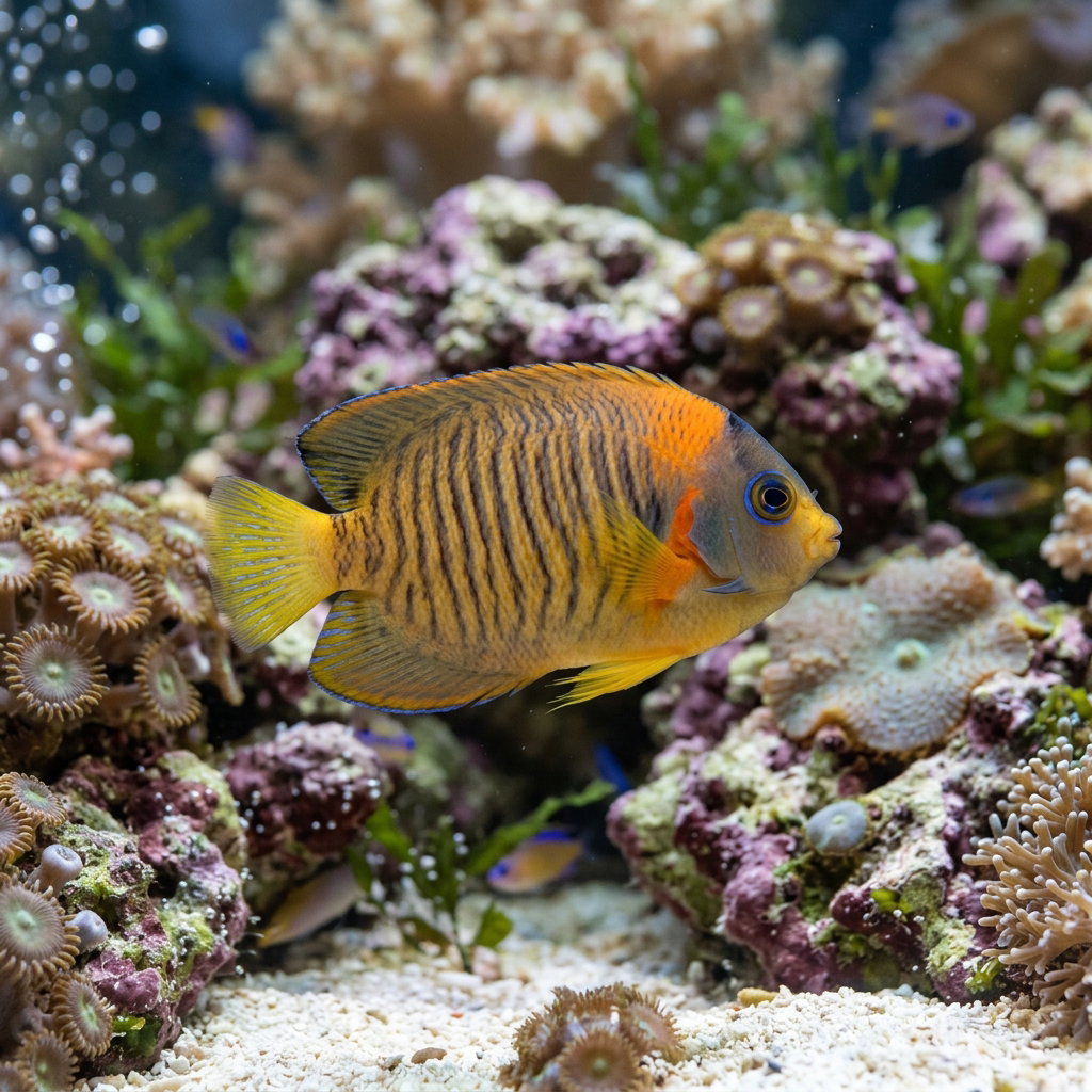 ANGELFISH EIBLI (POMACANTHUS EIBLI)