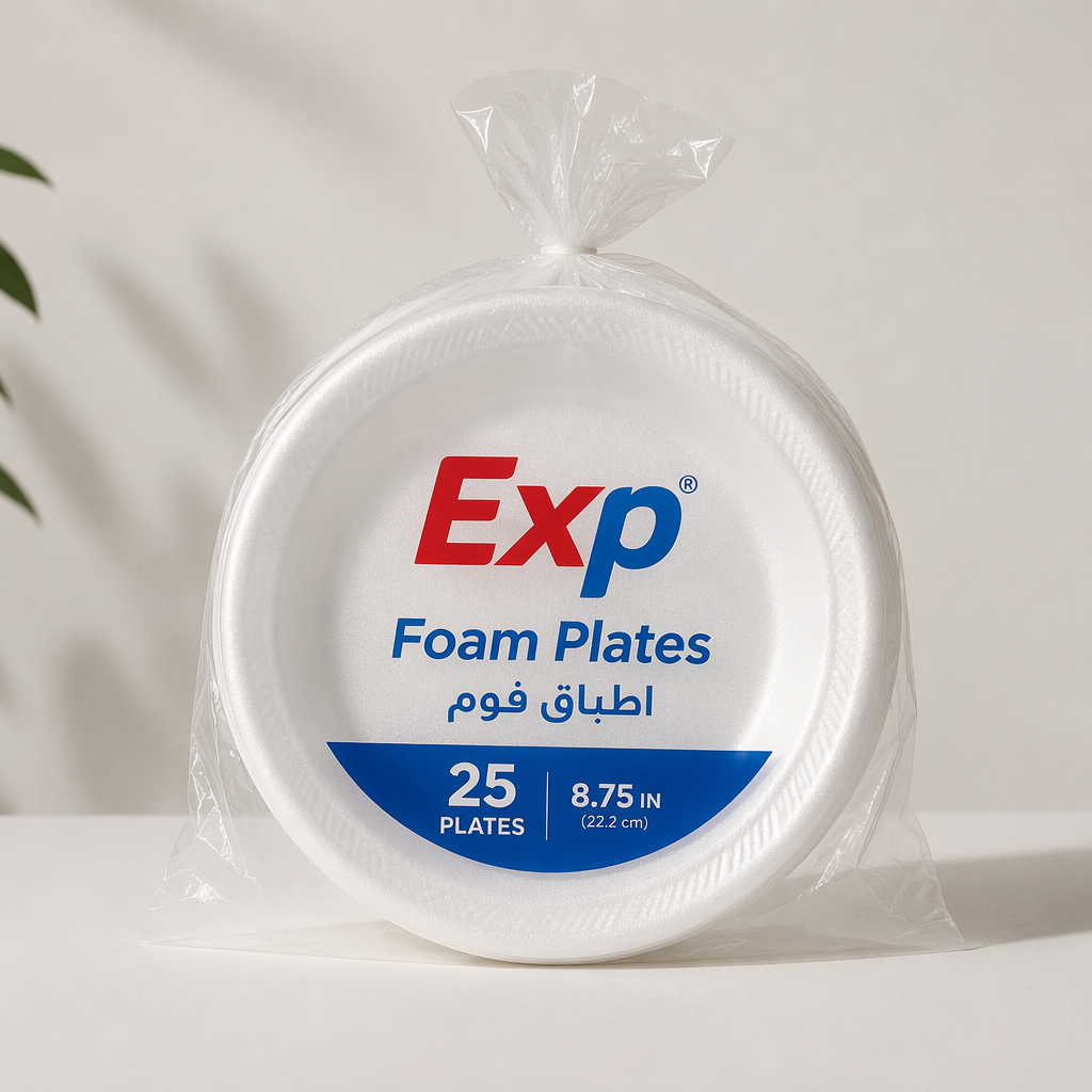 [Exp] Foam Plates - اطباق فوم