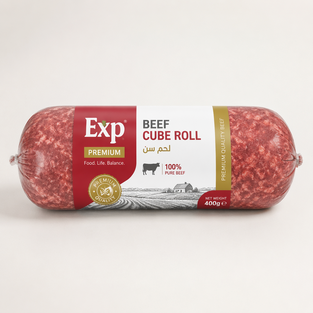 [Exp]-[Cap] Beef Cube Roll - لحم سن