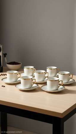 12 PCS Cup & Saucer set
