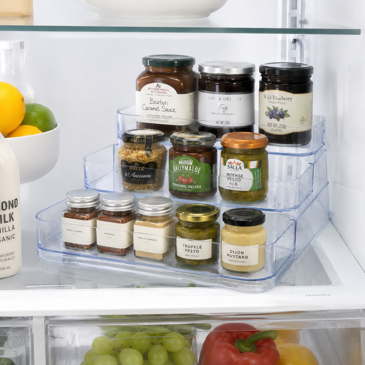 3 Tier Fridge & Pantry Organiser – Tiered Storage Shelf_1