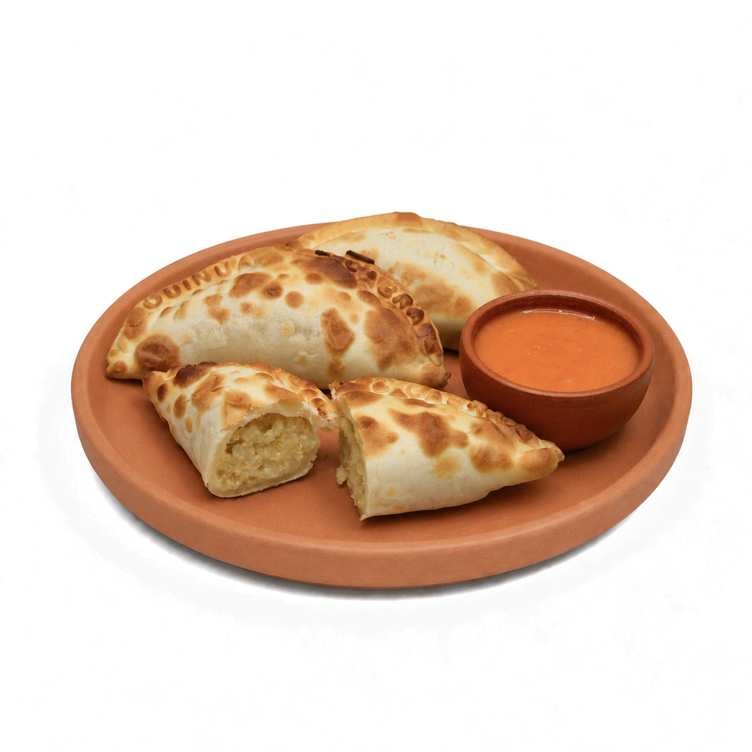 Empanada de Quinoa y Queso de Cabra