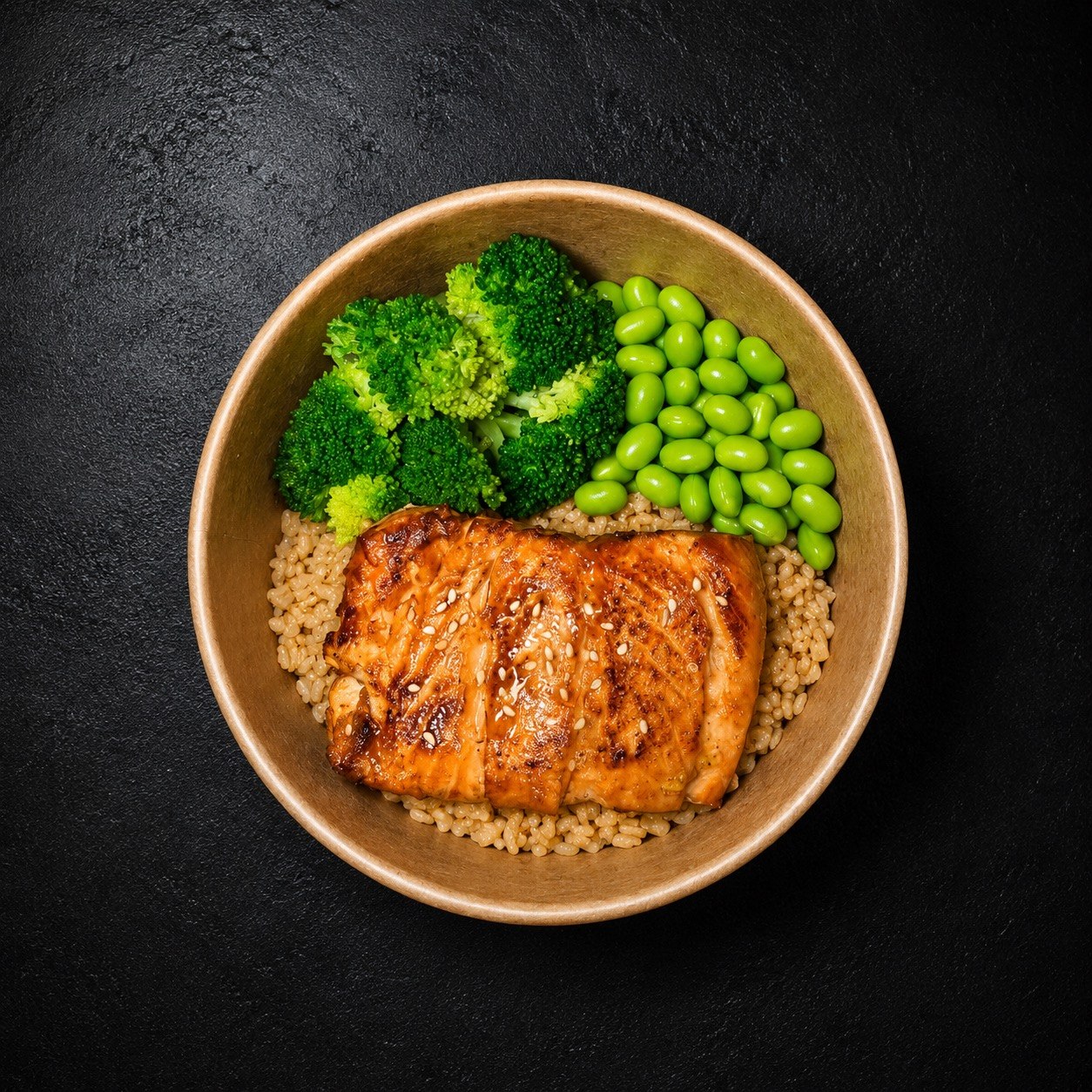 Miso Glazed Salmon Bowl 