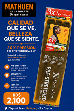 Cabello Para Trenzar / Color: 27 / 58”