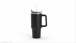 Tumbler 1.2 L with straw