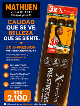 Cabello Para Trenzar / Color: 350 / 58”