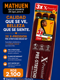 Cabello Para Trenzar / Color: BG / 58”