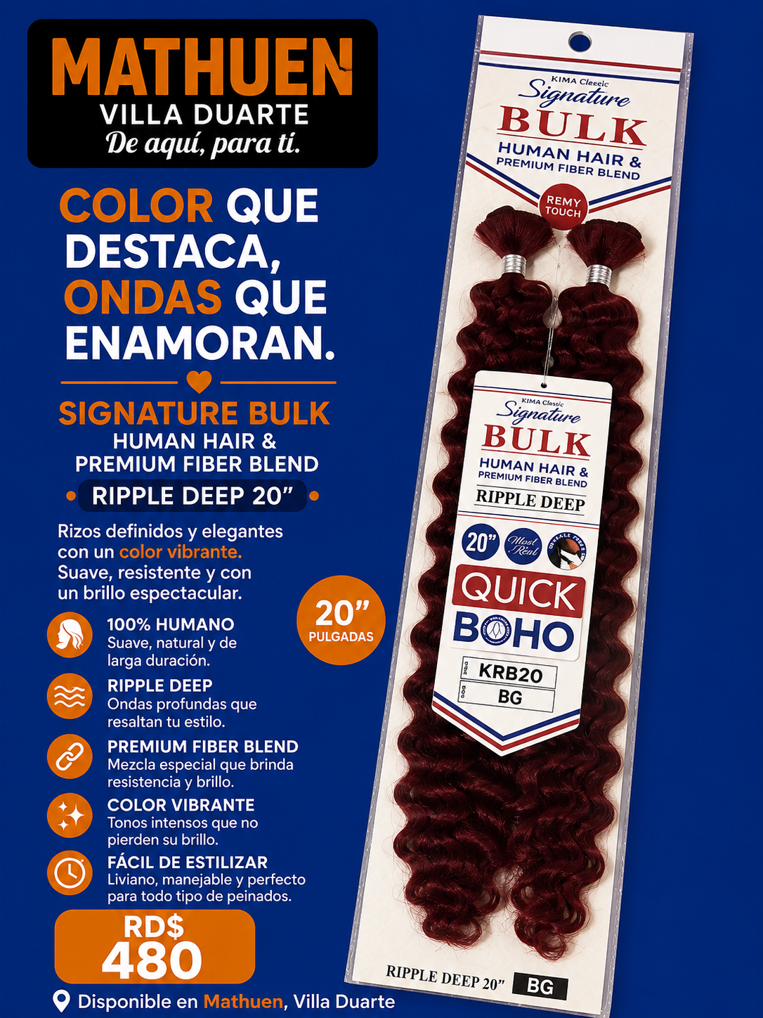 Cabello Natural / Color: BG / 20”_0