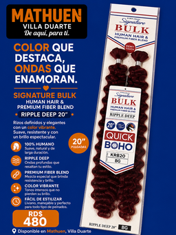 Cabello Natural / Color: BG / 20”