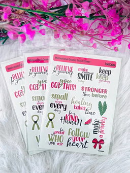 A6 Motivational Sticker Sheet