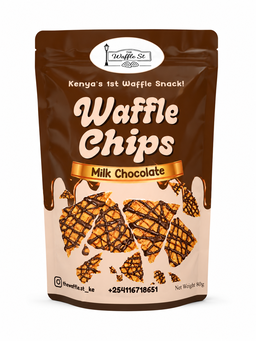Waffle chips milk chocolate 80g