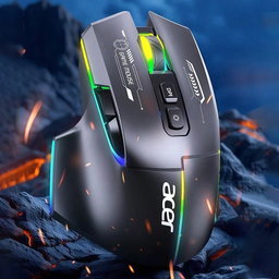 Mouse gaming Acer OMW950 Plus | 8000 DPI | iluminação RGB e design ergonómico.
