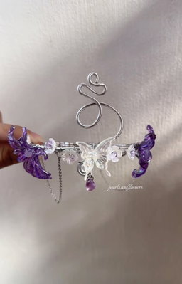 Purple arm cuff