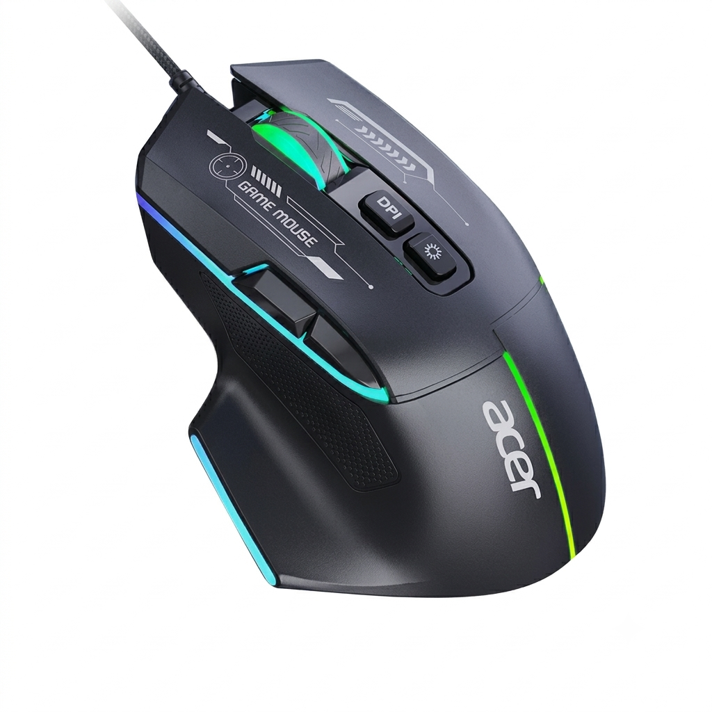 Mouse gaming Acer OMW950 Plus | 8000 DPI | iluminação RGB e design ergonómico._0