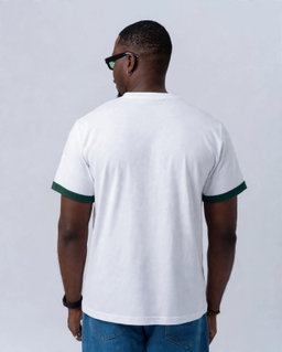 T-shirt Deux Frères – Blanc & Vert