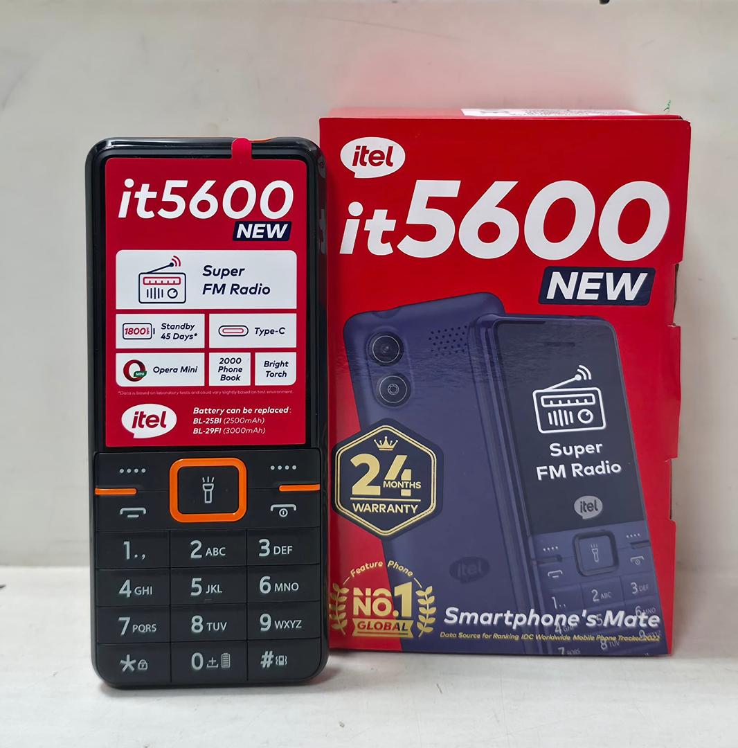 itel It5600 Phone - Dual Sim Card Port, Wireless FM Radio With Opera Mini, Torch, 1800mAh Battery._0