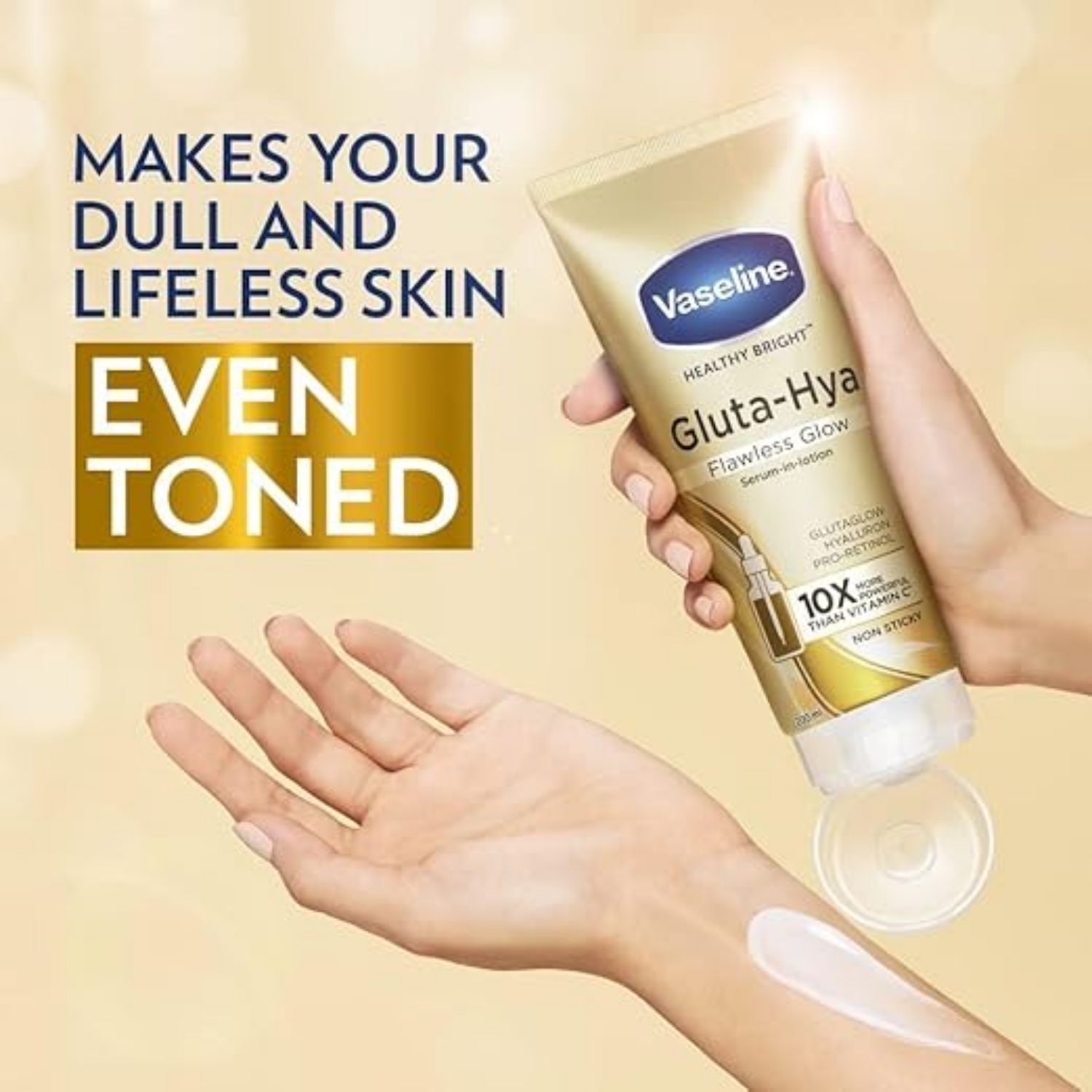 Vaseline - Gluta-Hya Serum Burst UV Lotion 300ml [Pack of 2] - Flawless Glow | Wholesale Bath & Body Care Singapore_2