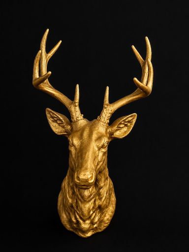 Deer Bust Key Chain