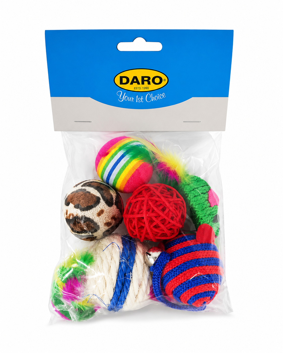 DARO CAT TOY_ BALLS AND MICE VARIETY PACK