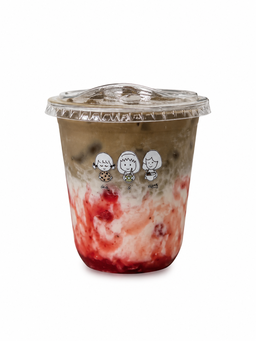 Strawberry Hojicha Latte