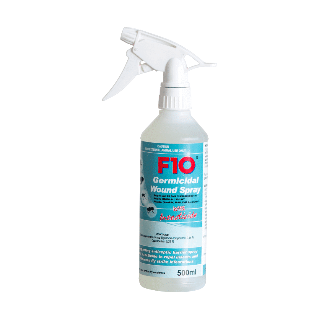 F10 GERMICIDAL WOUND SPRAY WITH INSECTICIDE (TRIGGER SPRAY) 500ML