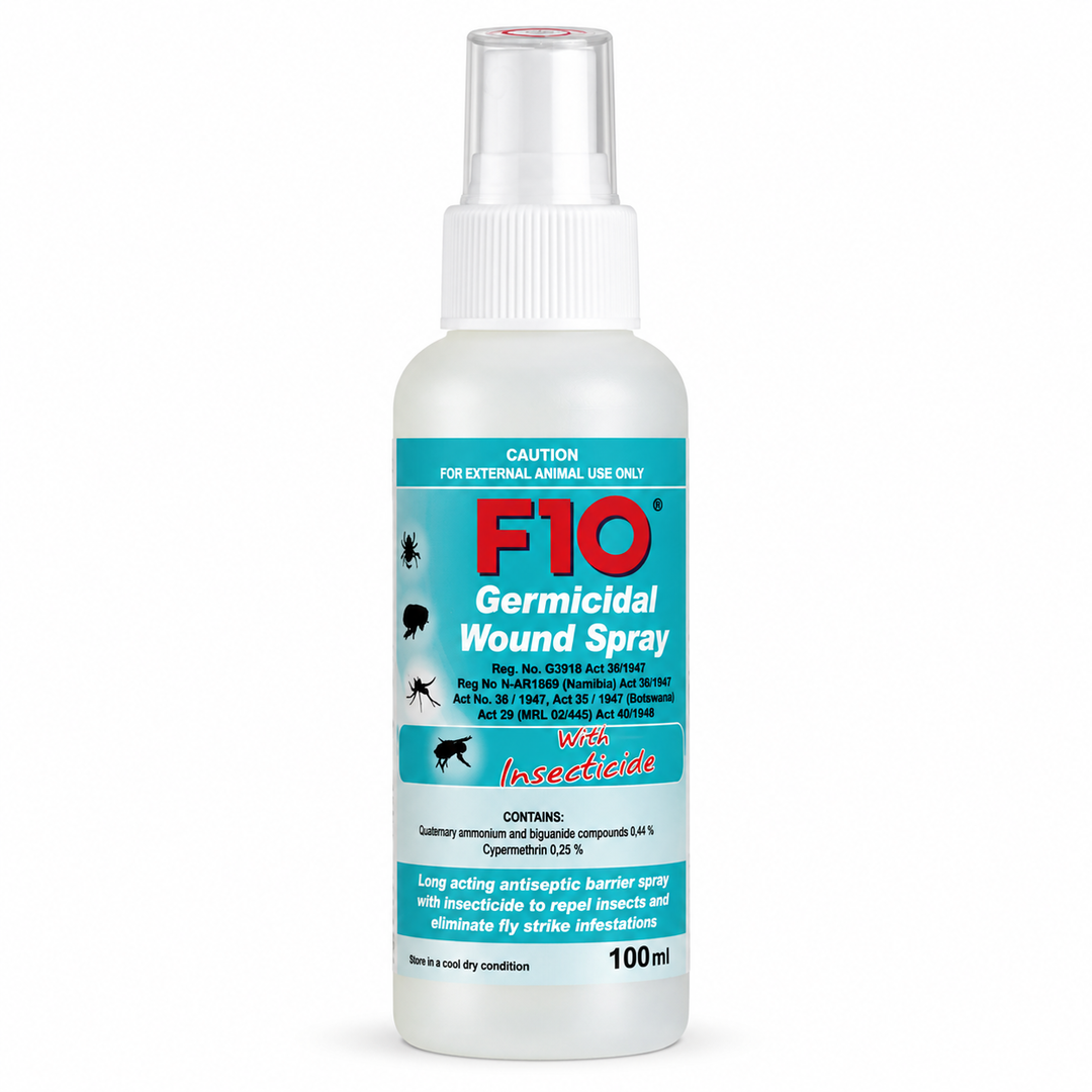 F10 GERMICIDAL WOUND SPRAY WITH INSECTICIDE  (ATOMISER SPRAY) 100ML