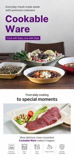 Vachen Cookable Ware (Cover lid sold separately)