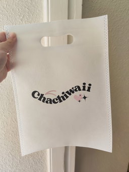 Mini bolsas personalizadas asas troqueladas  