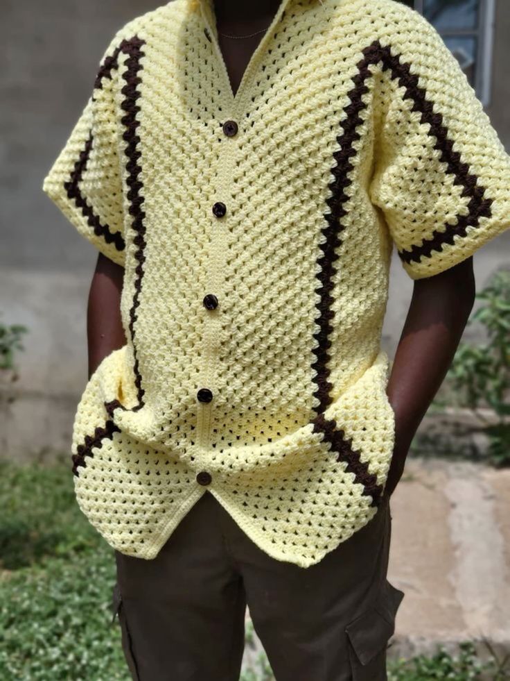 Crochet shirts for Men_2