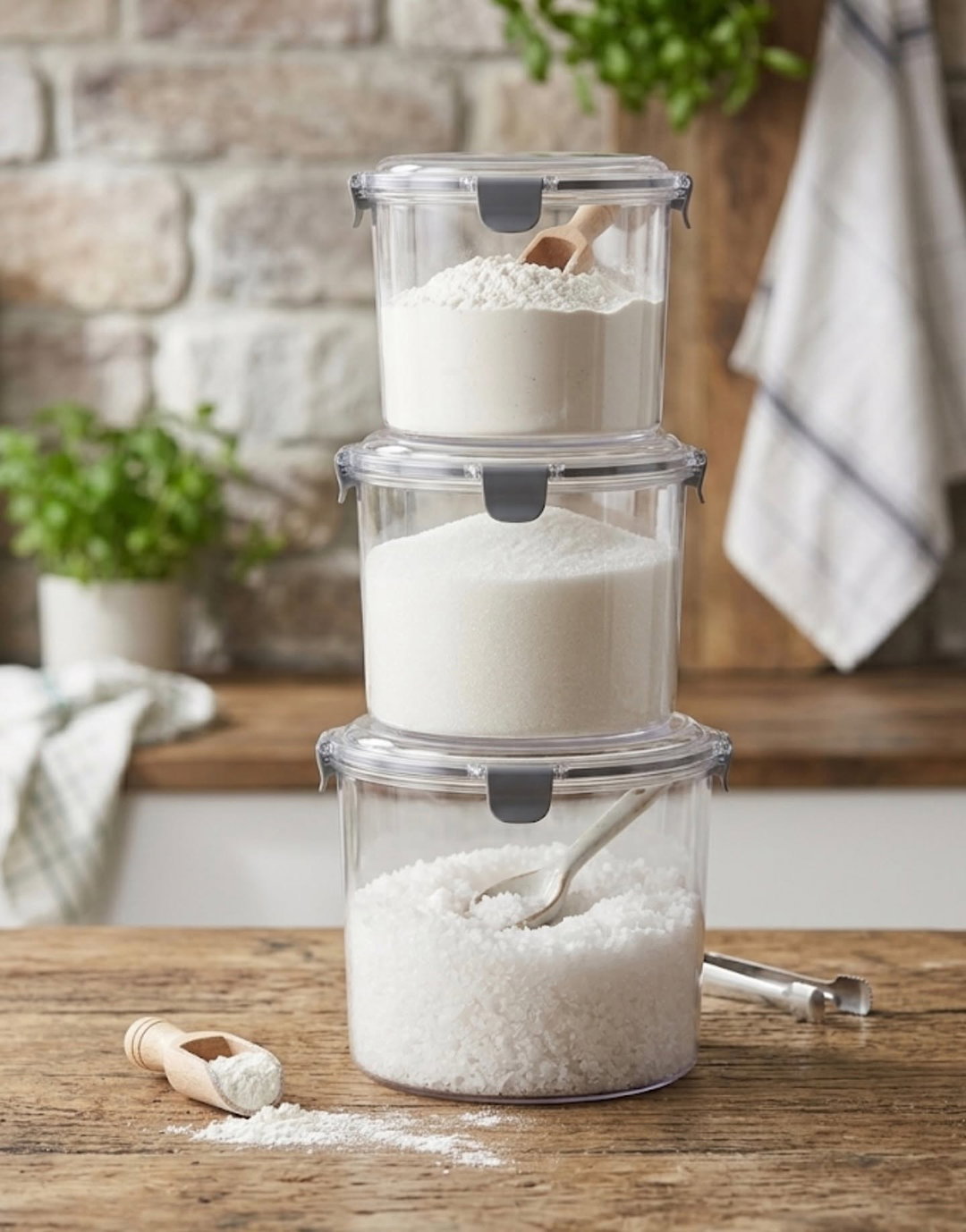 3-Piece Acrylic Storage Container Set