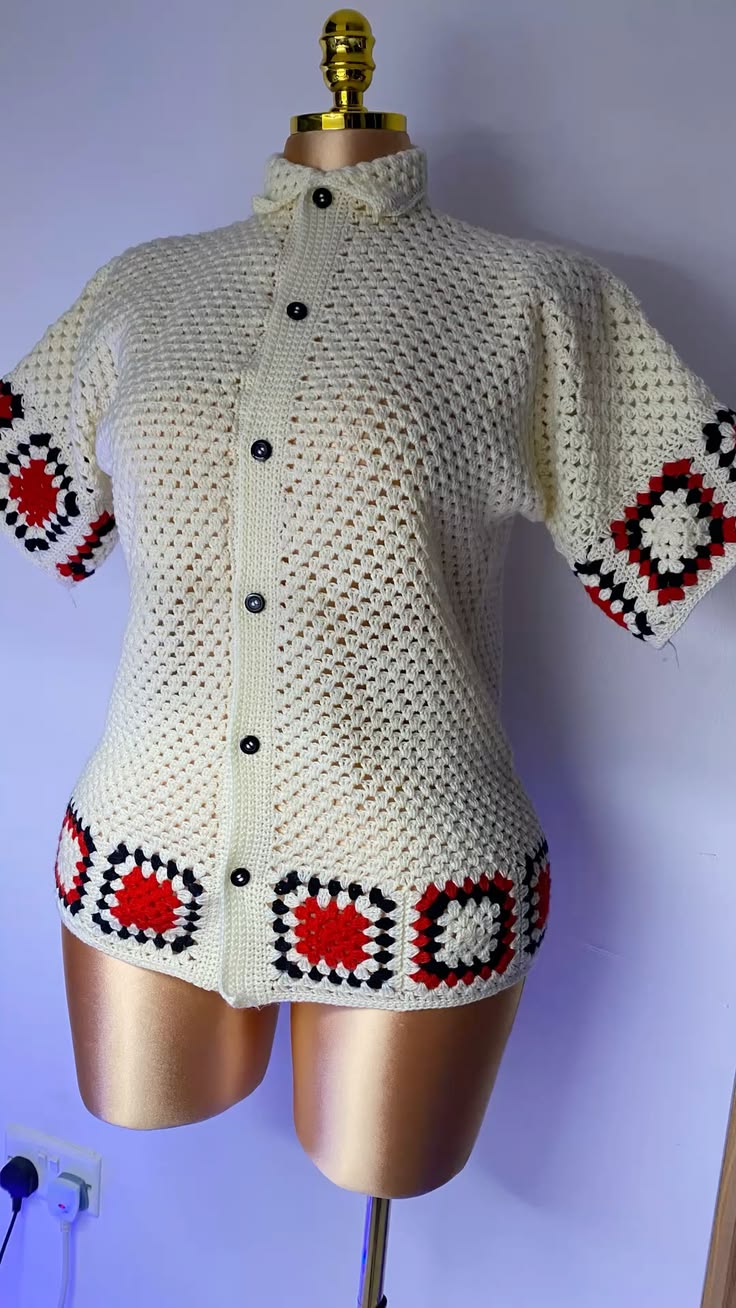 Female crochet top