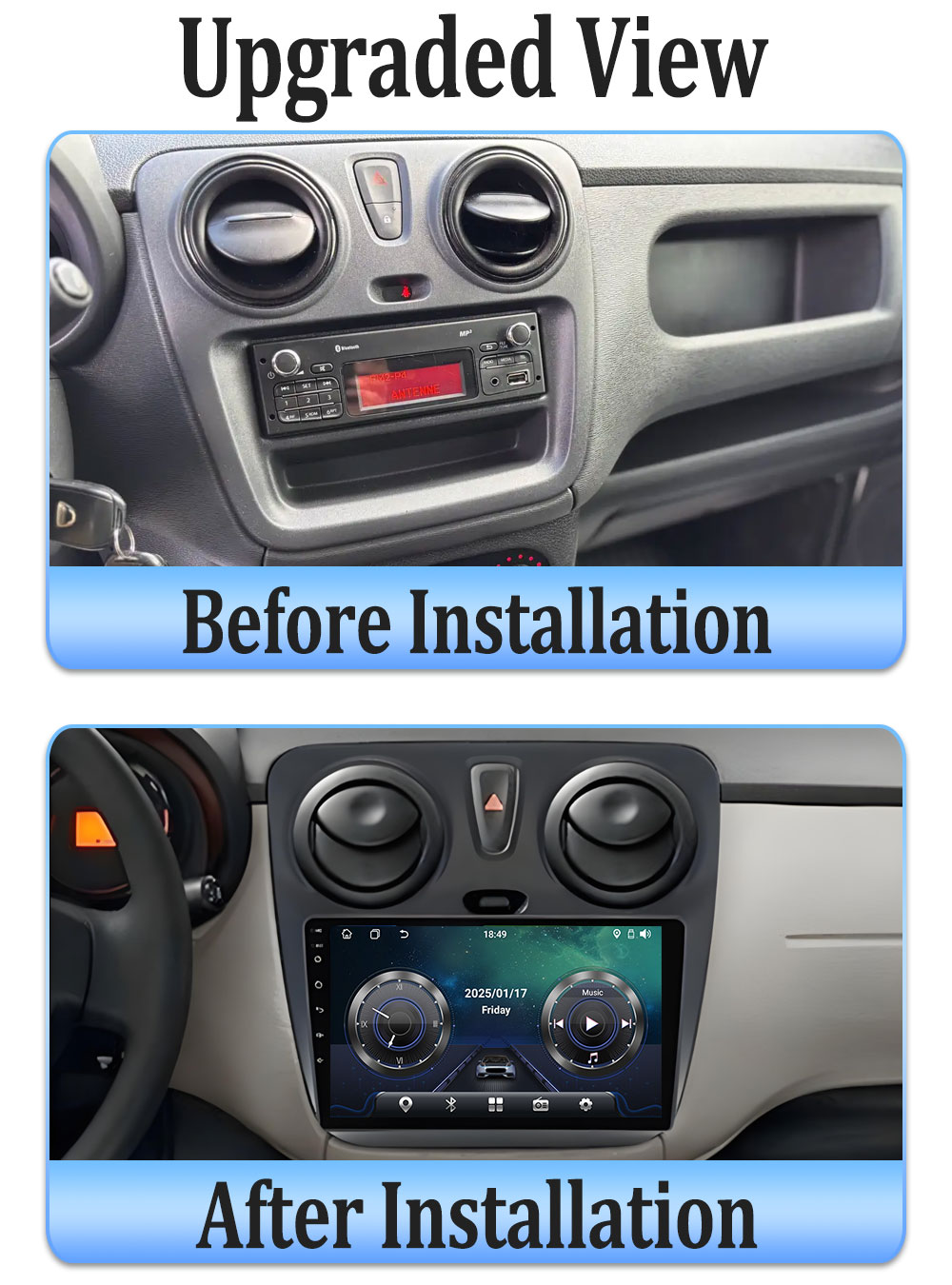 Car Radio For Renault Lodgy Dacia Dokker 2012-2020 Autoradio 8Core wifi gps Car Video Multimedia Automotive Carplay Android Auto