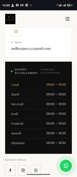 Conception de sites web à partir de 80$ 