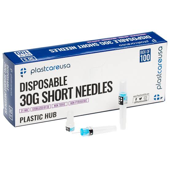 Aguja Dental 12mm para niños pk/100