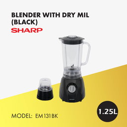 SHARP Blender with Dry MIL EM131BK