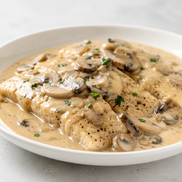 Fish in Mushroom Sauce