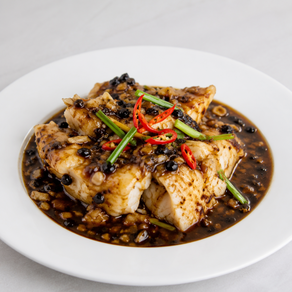Fish in Black Bean Sauce