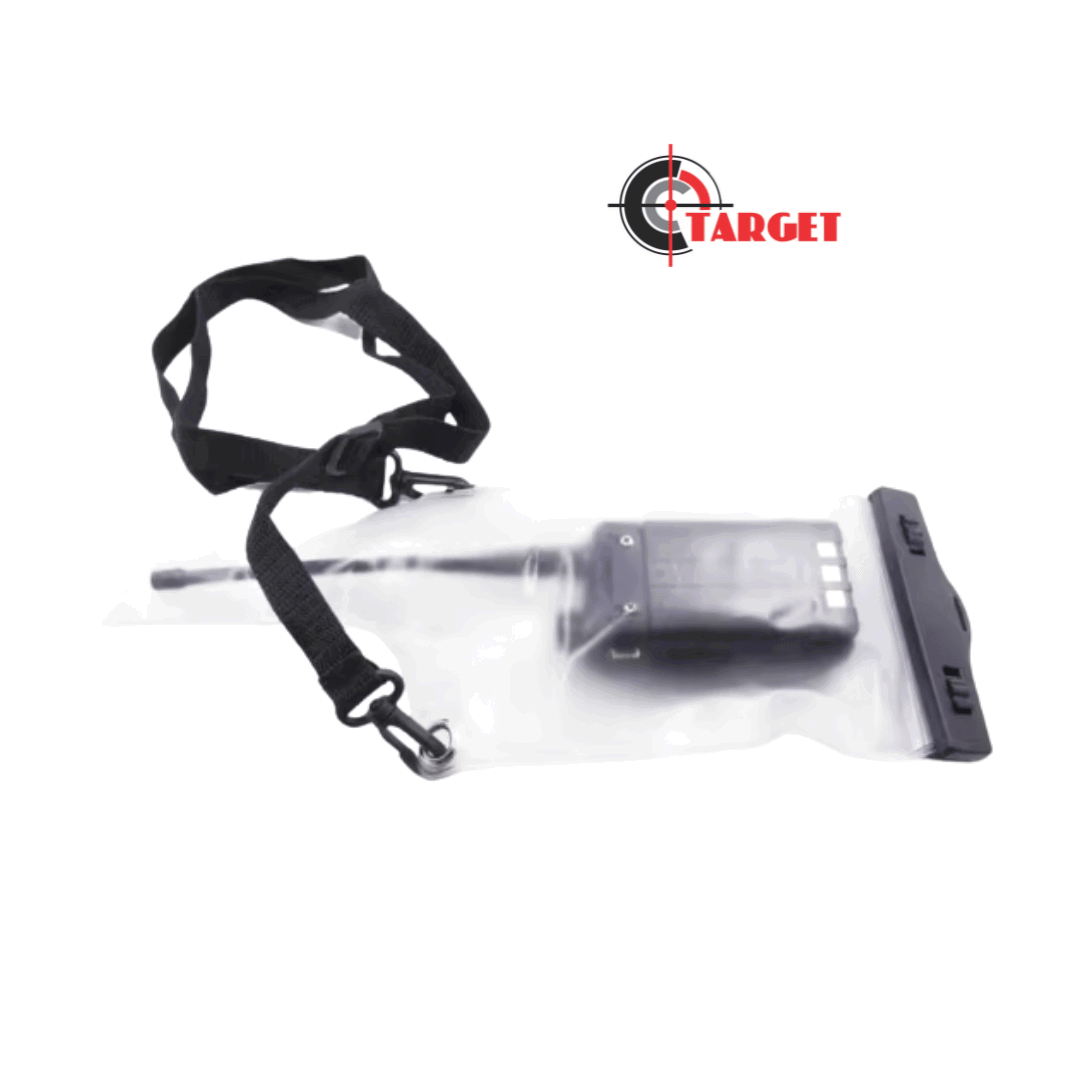 Walkie Talkie Case / Waterproof Bag with Straps Full Protector Cover_1