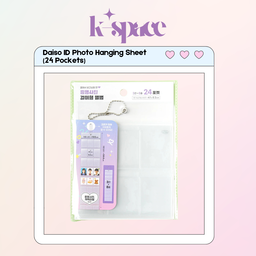 Daiso ID Photo Hanging Sheet (24 pockets)