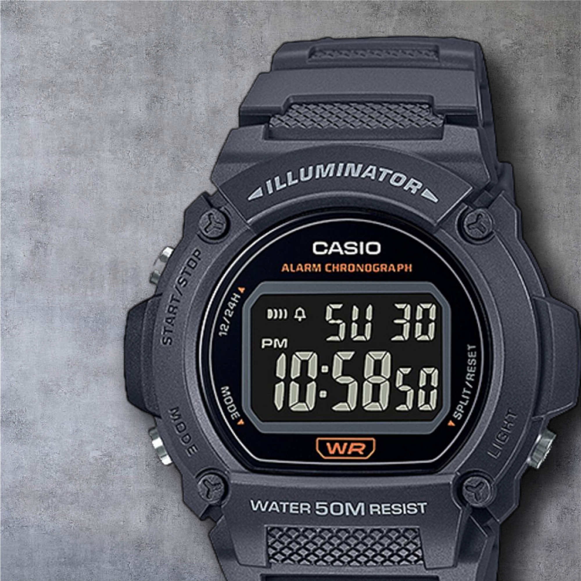 Casio illuminator W219H-8B_1